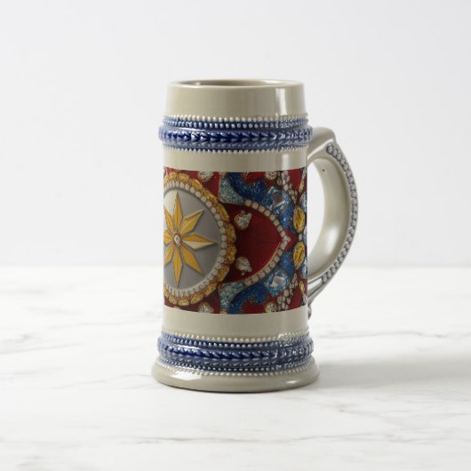 Stein Mug aux couleurs colombiennes (Devant droit)