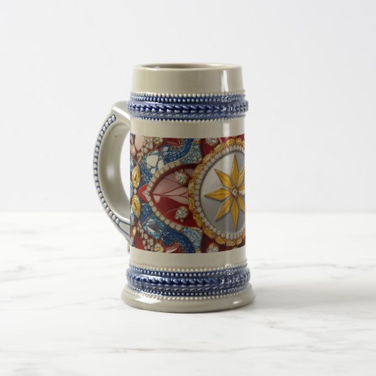 Stein Mug aux couleurs colombiennes (Devant gauche)