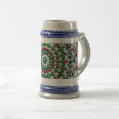 Stein Mug aux couleurs italiennes Design (Devant droit)