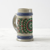 Stein Mug aux couleurs italiennes Design (Devant gauche)