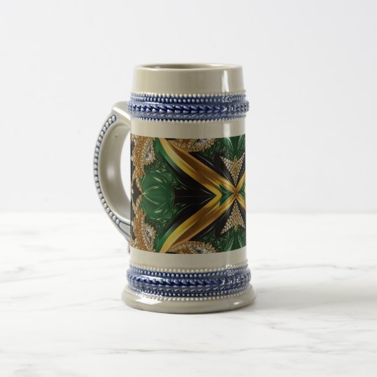 Stein Mug aux couleurs jamaïcaines (Devant gauche)