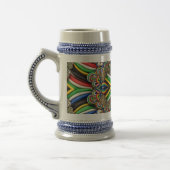 Stein Mug aux couleurs sud-africaines (Gauche)