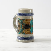 Stein Mug avec Bahamas Colors Design (Devant gauche)