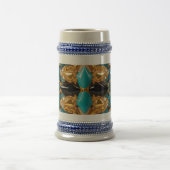 Stein Mug avec Bahamas Colors Design (Centre)