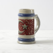 Stein Mug avec des couleurs turques Design (Devant droit)