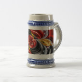 Stein Mug avec design de couleurs allemandes (Devant droit)