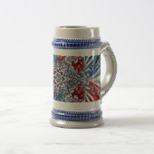 Stein Mug avec design de couleurs françaises (Devant droit)