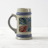 Stein Mug avec design de couleurs françaises (Gauche)