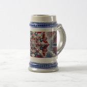 Stein Mug avec design de couleurs norvégiennes (Devant droit)