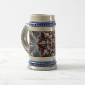 Stein Mug avec design de couleurs norvégiennes (Devant gauche)