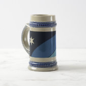 Stein Mug avec drapeau de Columbia, Caroline du Su (Devant gauche)