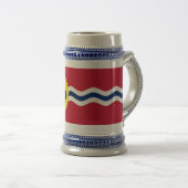 Stein Mug avec Drapeau de Saint Louis, Missouri (Devant droit)