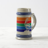 Stein Mug avec drapeau de Saint-Pétersbourg (Devant droit)
