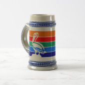 Stein Mug avec drapeau de Saint-Pétersbourg (Devant gauche)