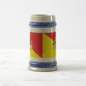 Stein Mug avec Drapeau de Sicile, Italie (Centre)
