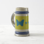 Stein Mug avec le drapeau de Bady Bassitt, Brésil (Devant gauche)