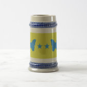 Stein Mug avec le drapeau de Bady Bassitt, Brésil (Centre)
