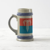Stein Mug avec le drapeau de Kansas City, Missouri (Gauche)