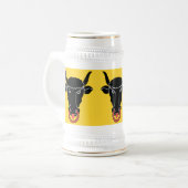 Stein mug avec le drapeau du canton d'Uri, Suisse (Devant gauche)