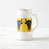 Stein mug avec le drapeau du canton d'Uri, Suisse (Devant droit)