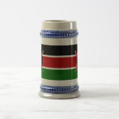 Stein Mug avec le drapeau du Kenya (Centre)