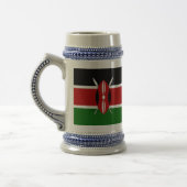 Stein Mug avec le drapeau du Kenya (Gauche)