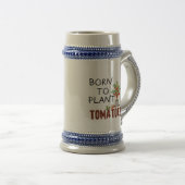 Stein mug avec une citation marrante de jardinier (Devant droit)
