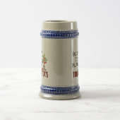 Stein mug avec une citation marrante de jardinier (Centre)