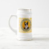Stein Mug - Boston Terrier Gentleman avec Monocle (Gauche)