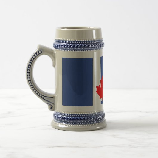 Stein Mug with Flag of Toronto, Canada (Gauche)