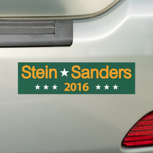 Stein Sanders 2016 Bumpersticker (Op auto)