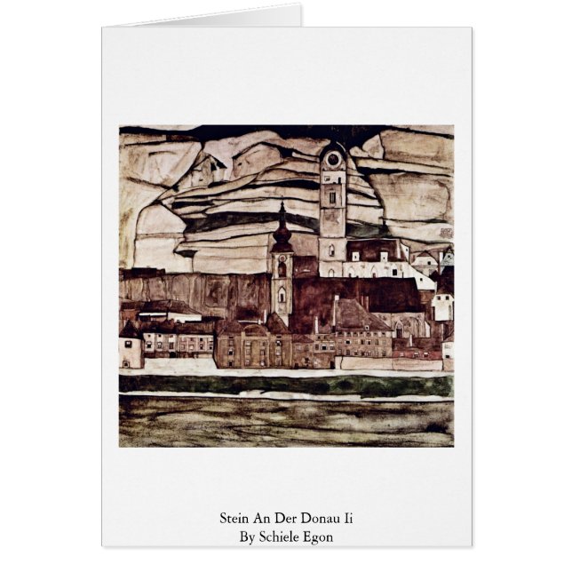 Stein un Der Donau II par Schiele Egon (Devant)