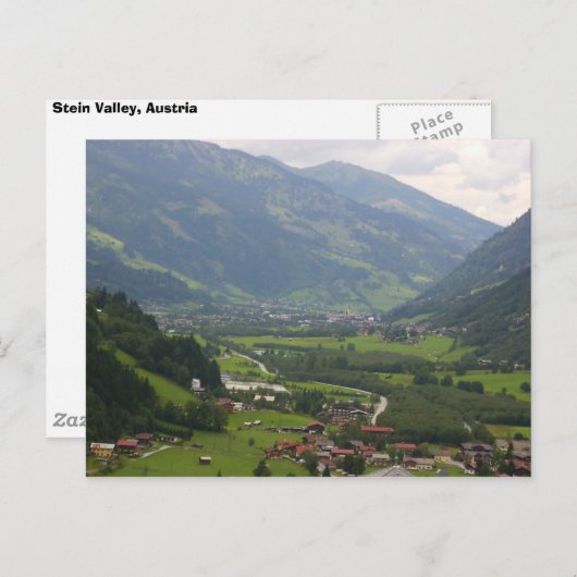 Stein Valley, Oostenrijk Briefkaart (Voorkant / Achterkant)