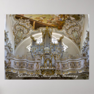 Steingaden Abbey organ poster