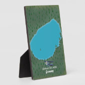 Steinhuder Meer Germany-kaart Fotoplaat (Zijkant)