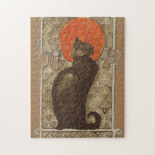 Steinlein's Cat - Art Nouveau Advertisement Legpuzzel