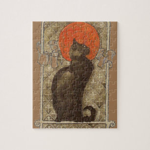 Steinlein's Cat - Art Nouveau Advertisement Legpuzzel