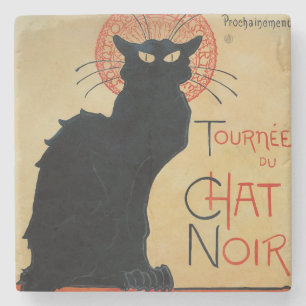 Steinlen Art Nouveau Tournee du Chat Noir Stenen Onderzetter