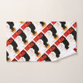 Steinlen Black Cat Classic Frans kunstwerk Bad Handdoek (Handdoek)