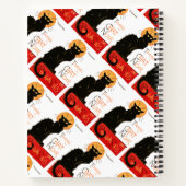 Steinlen Black Cat Classic Frans kunstwerk Notitieboek (Achterkant)