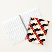 Steinlen Black Cat Classic Frans kunstwerk Notitieboek (Binnen)