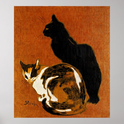 Steinlen Cats Poster (Voorkant)