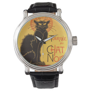 Steinlen: Chat Noir Horloge