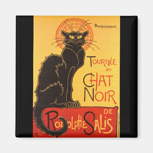 Steinlen: Chat Noir Magneet (Voorkant)