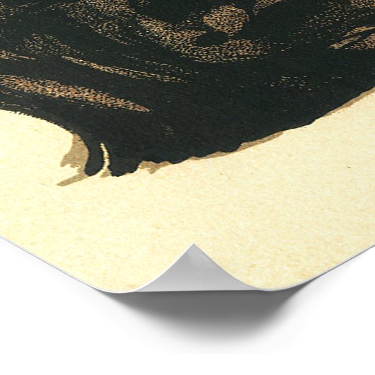 Steinlen - Compagnie Francaise des Chocolats Poster (Hoek)