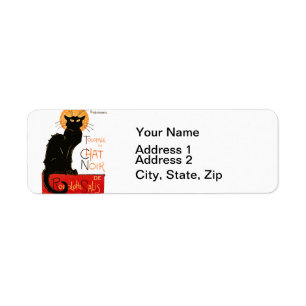 Steinlen Zwarte Kat Klassieke Franse Chat Noir Pos Etiket