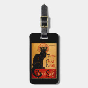Steinlen's Le Chat Noir Bagagelabel