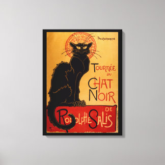 Steinlen's Le Chat Noir Canvas Afdruk