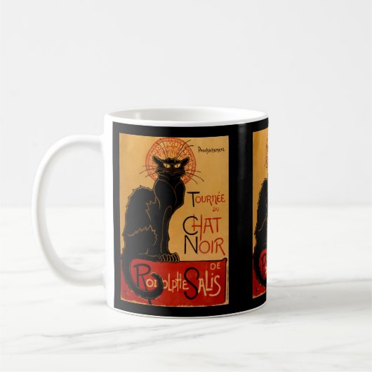 Steinlen's Le Chat Noir Koffiemok (Links)