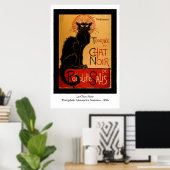 Steinlen's Le Chat Noir Poster (Thuiskantoor)